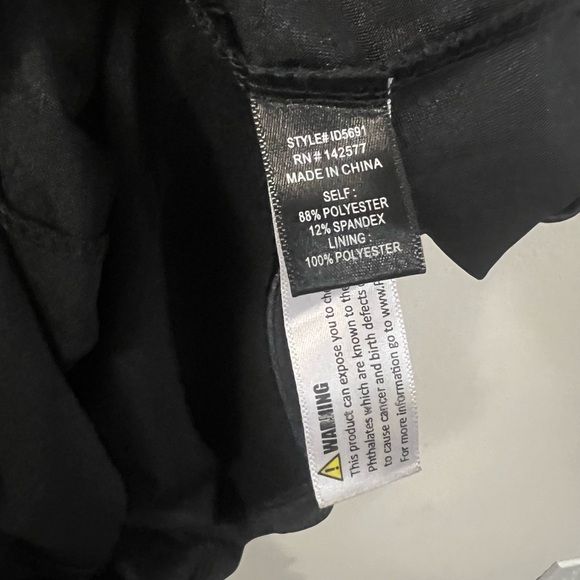 Iris Black Rhinestone Mini Dress | Sparkly Bodycon Party Dress | Juniors Large - Picture 5 of 6